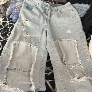 ripped jeans
